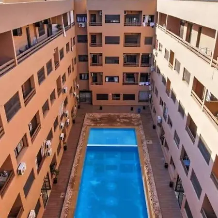 Appartement Au Centre De Gueliz, Hivernage Marraquexe Exterior foto
